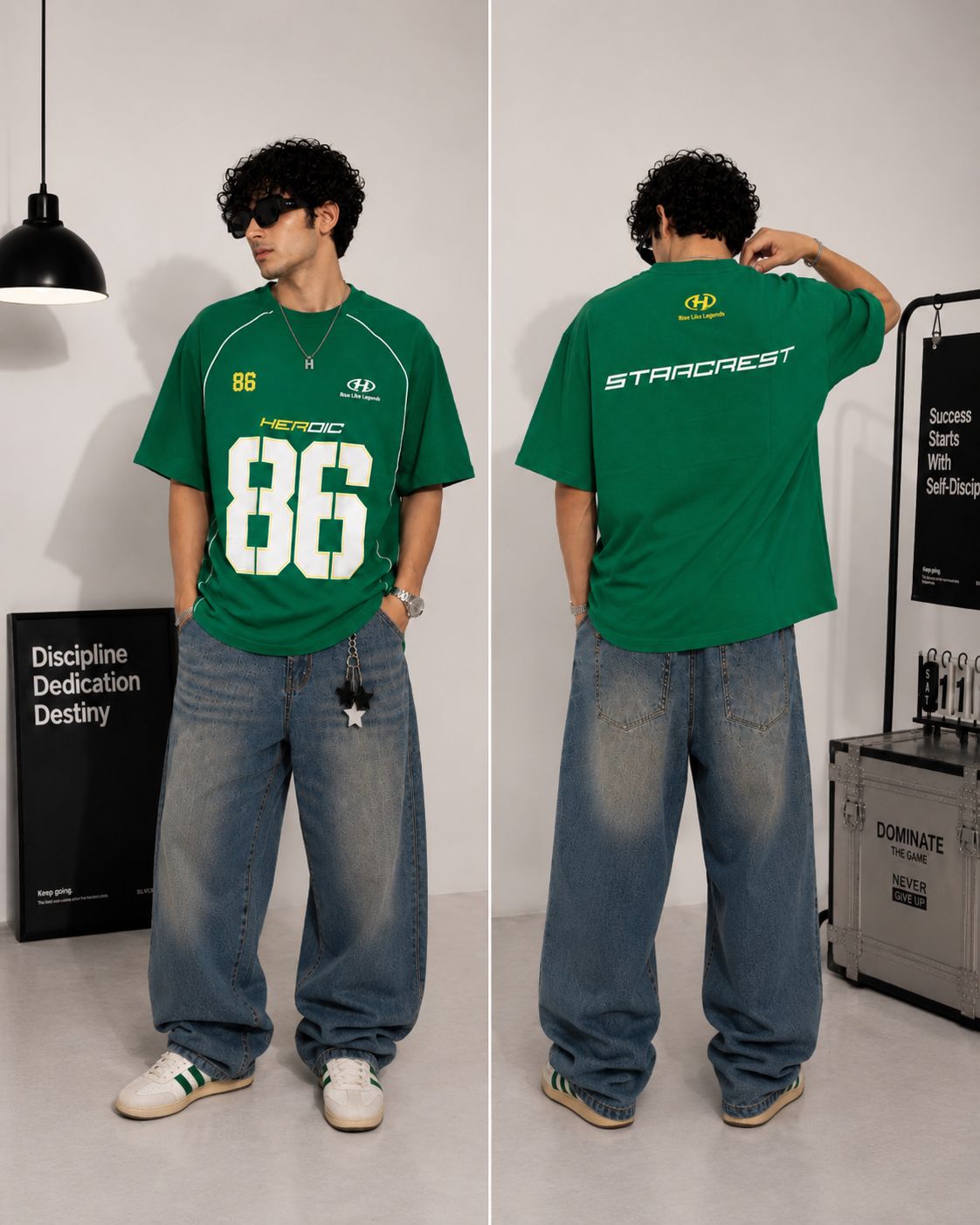 Heroic Oversized Premium T-Shirt