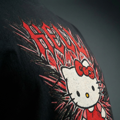 Hell-O Kitty Oversized T-Shirt