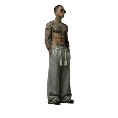 TOJI Rope Unisex Straight Fit Baggy Pants