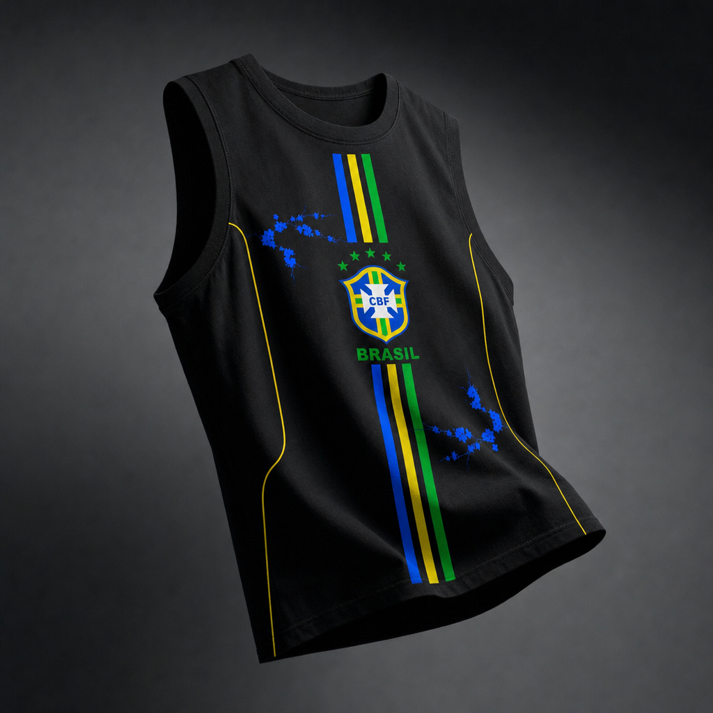 Brazil Jersey Gym Vest