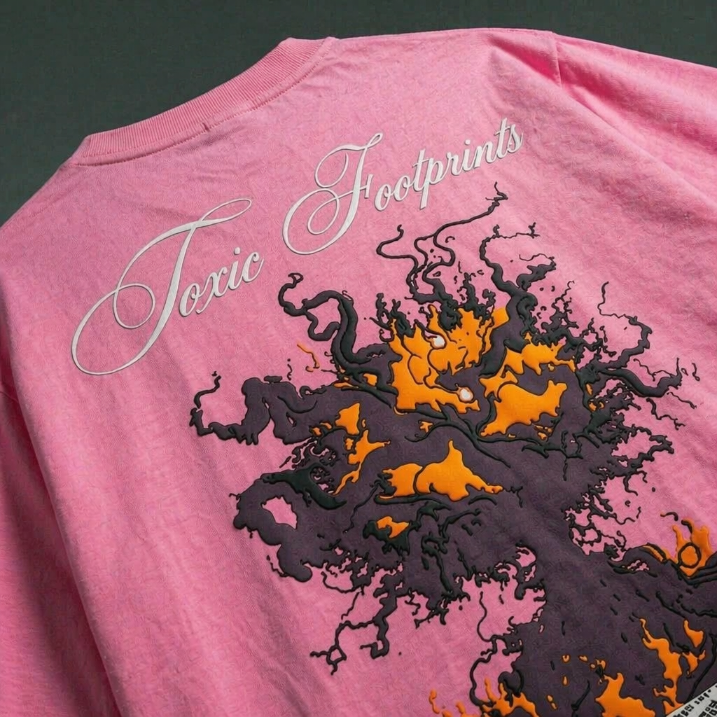 Toxic Footprints Oversized Premium T-Shirt