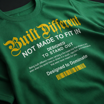 Built Different Oversized Premium T-Shirt