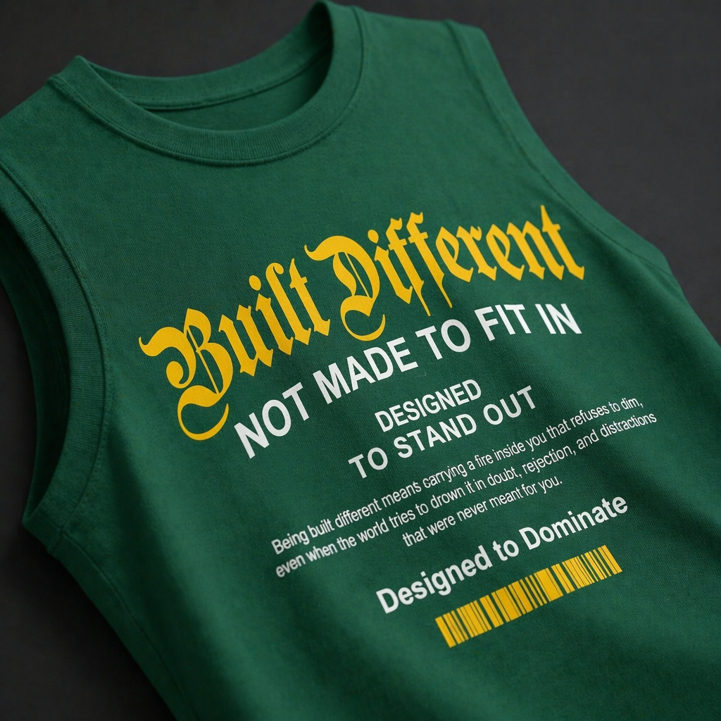 Built Different Gym Vest