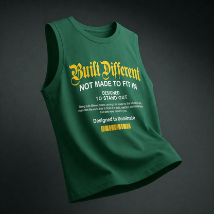 Built Different Gym Vest