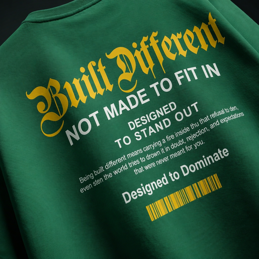 Built Different Oversized Premium T-Shirt