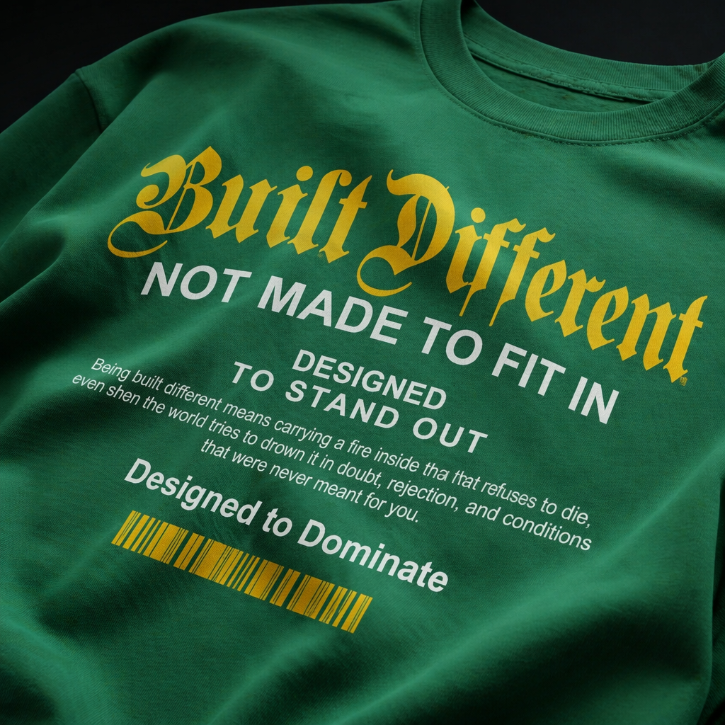 Built Different Oversized Premium T-Shirt