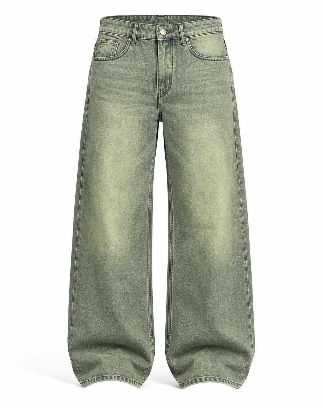 Matcha Baggy Jeans
