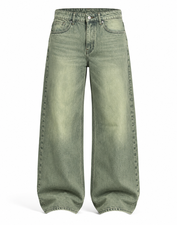 Matcha Baggy Jeans