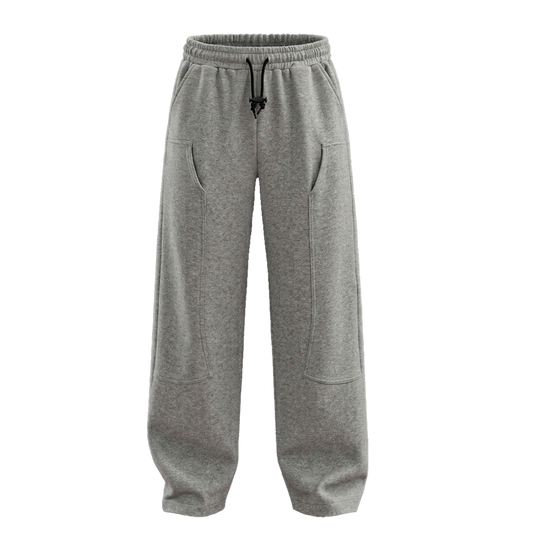 Long Pockets Premium Straight Fit Baggy Pants