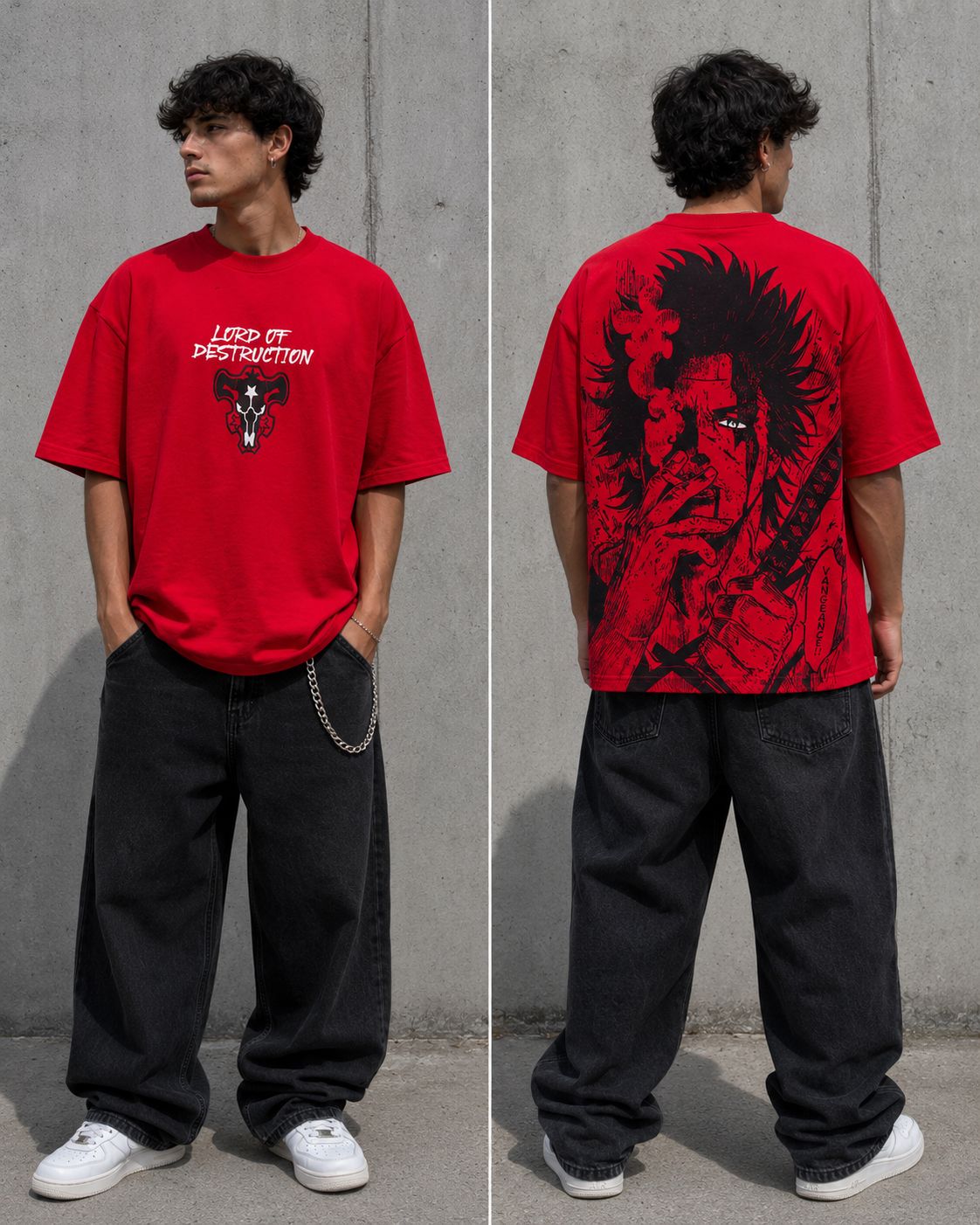 Lord Of Destruction Oversized Premium T-Shirt