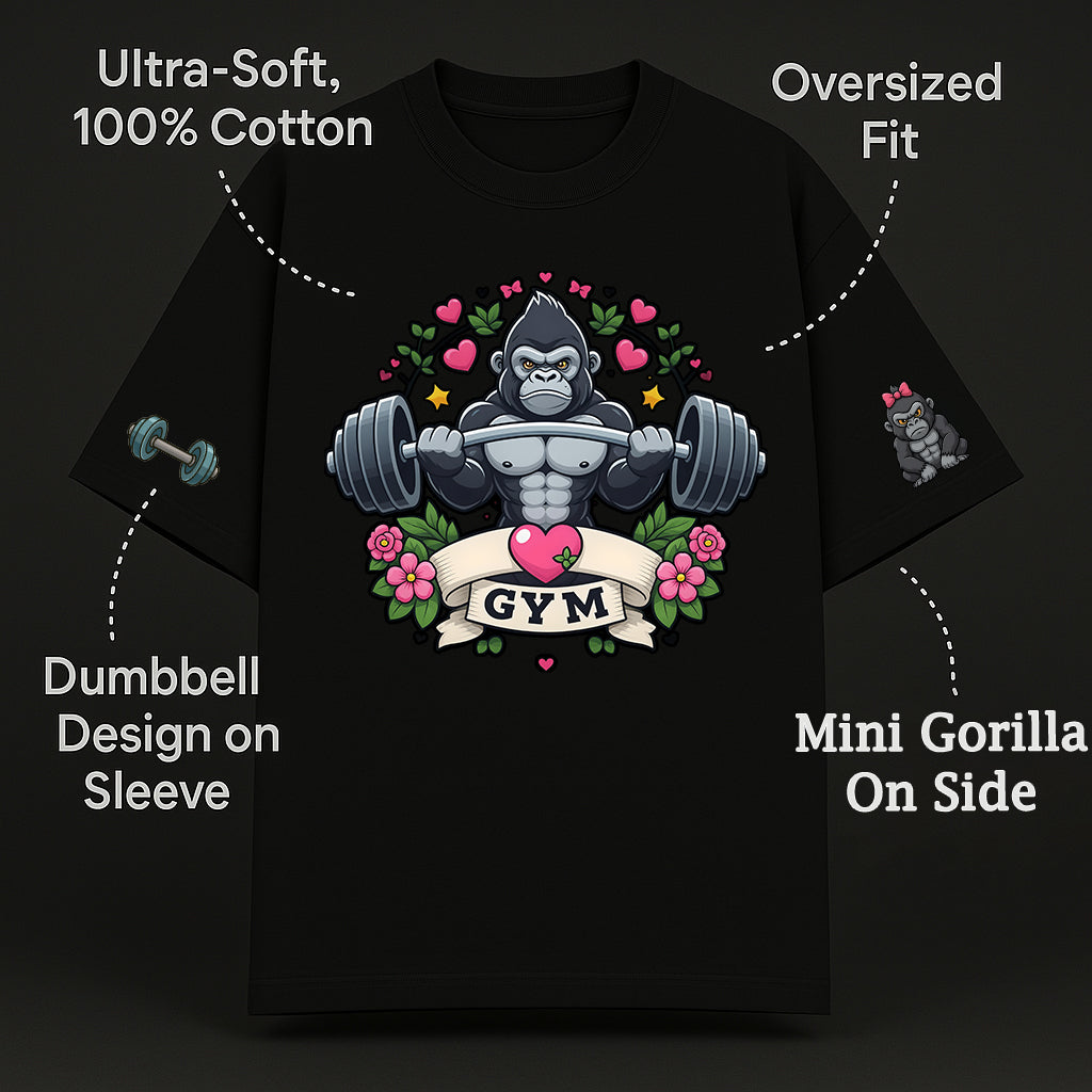 🦍 Gorilla King Oversized Tshirt