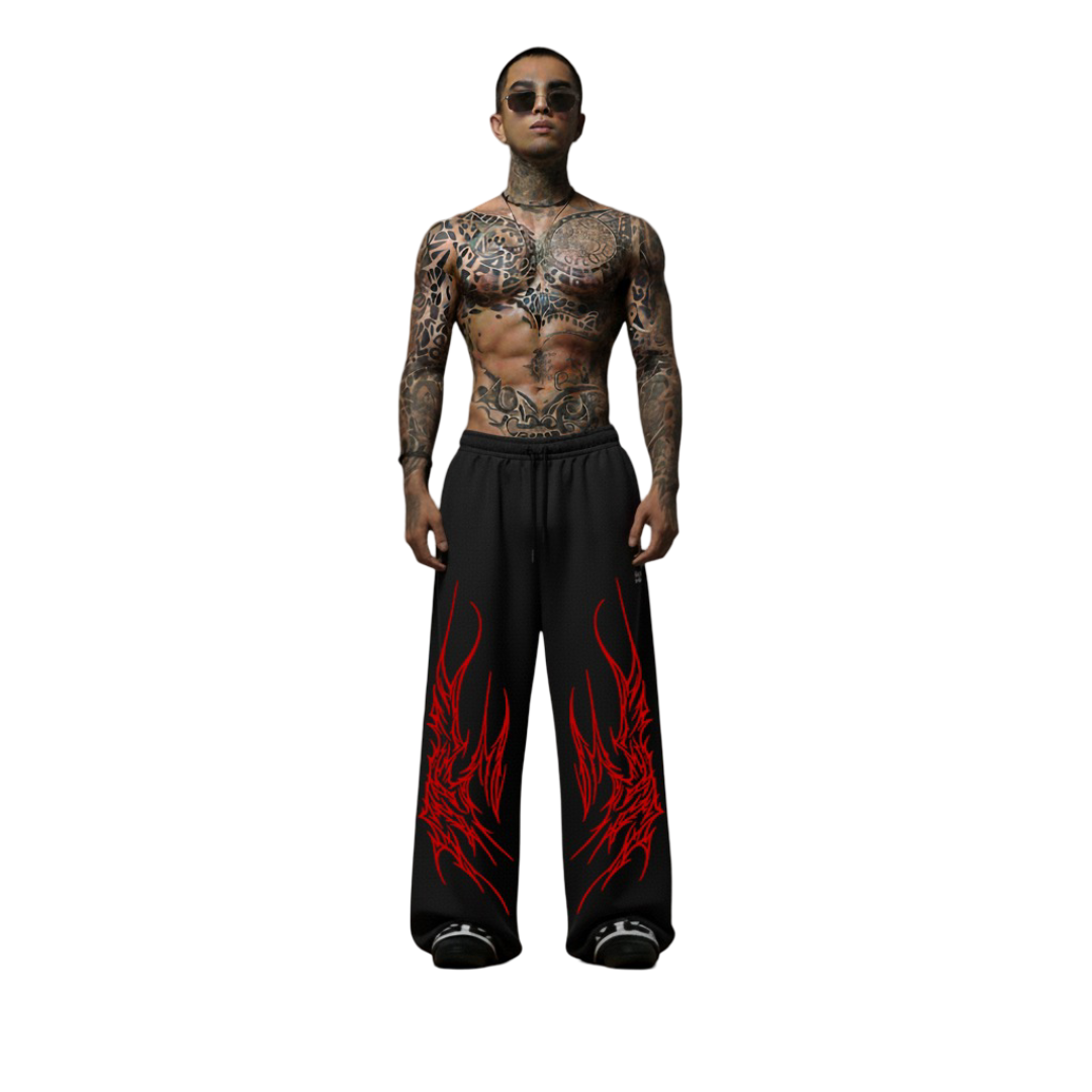 Netherwing Unisex Straight Fit Baggy Pants