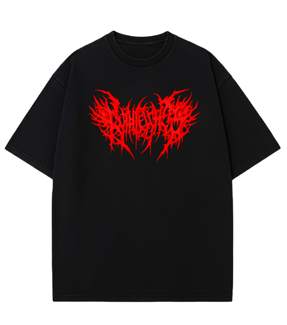 Red Bloom Premium Oversized T-Shirt
