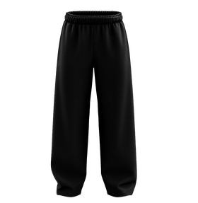 Basic Pure Unisex Straight Fit Baggy Pants