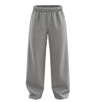 Basic Pure Unisex Straight Fit Baggy Pants