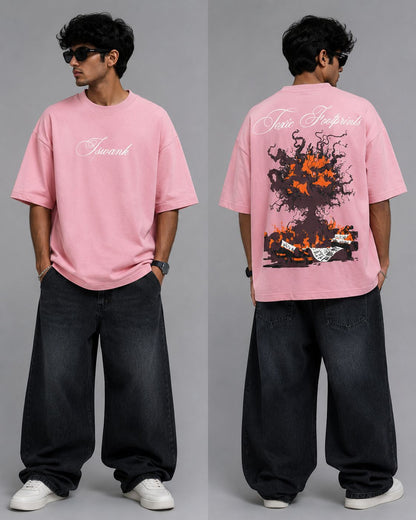 Toxic Footprints Oversized Premium T-Shirt