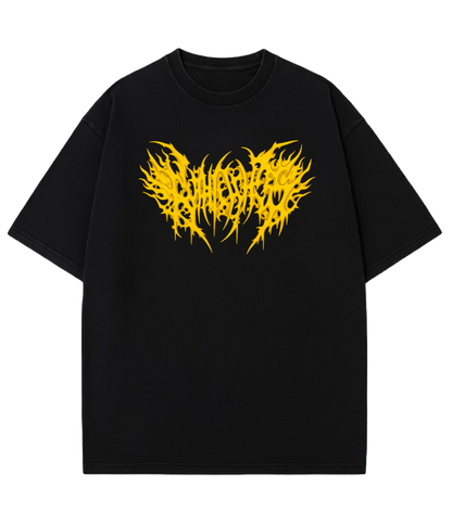 Yellow Surge Premium Oversized T-Shirt