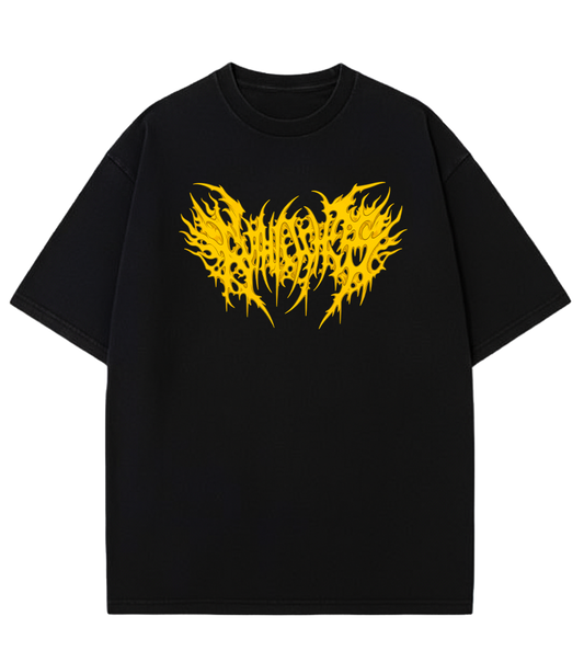 Yellow Surge Premium Oversized T-Shirt